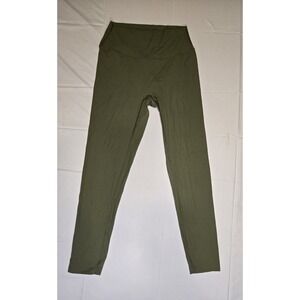 Paragon FitWear CloudRib SculptSeam Large Olive Leggings Soft Stretch Support